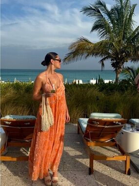 FREE PEOPLE CATALINA VELVET MAXI DRESS NWT SIZE S